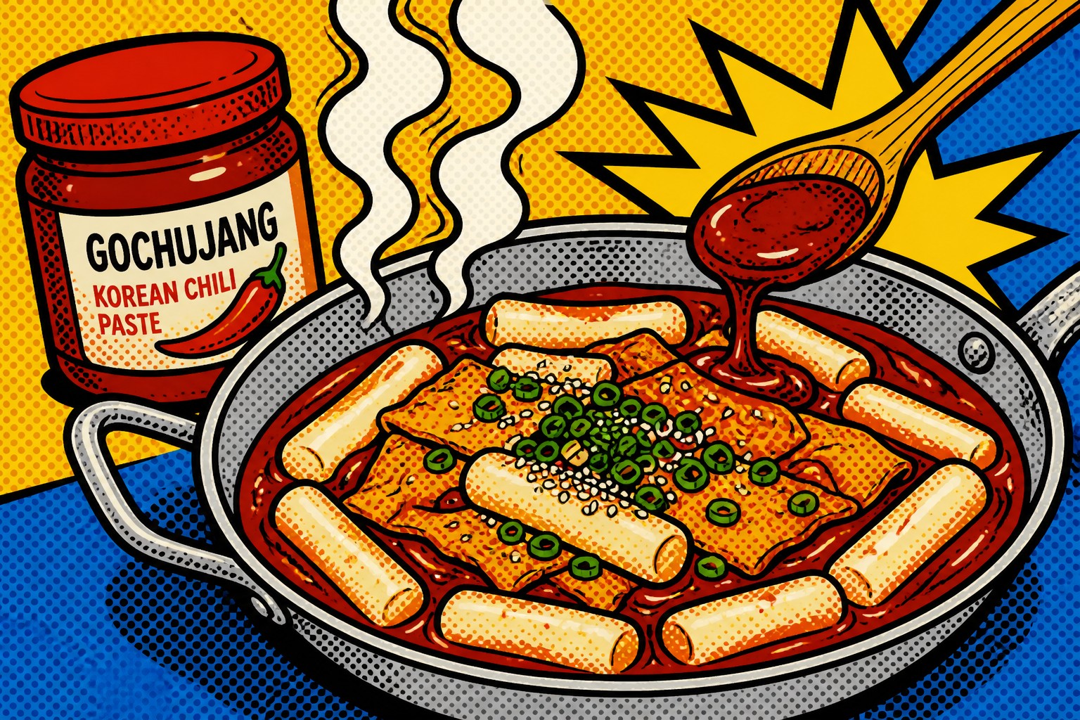 Tteokbokki in gochujang sauce