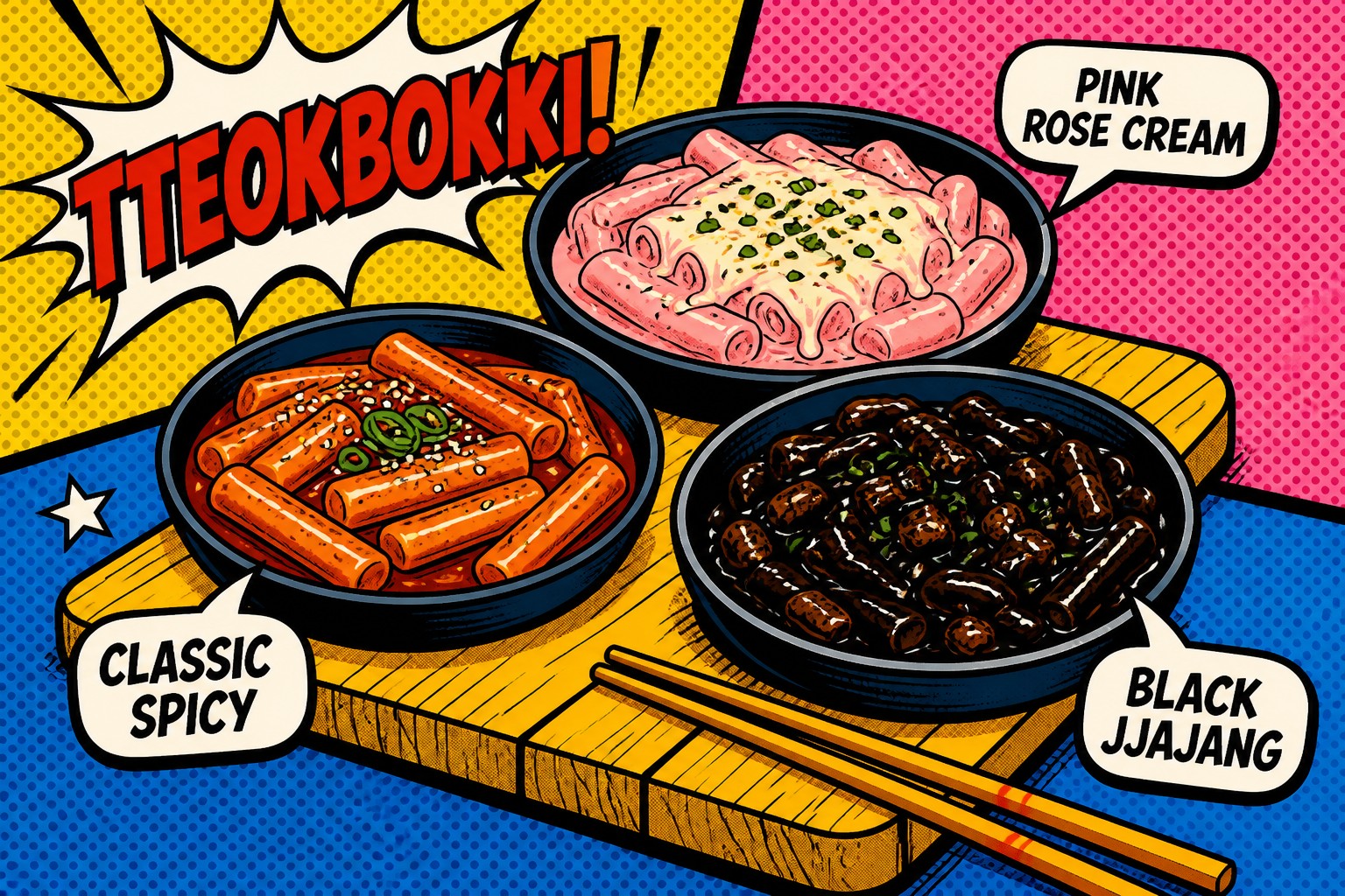 Beyond Red: Rosé, Jjajang, and Cream Tteokbokki