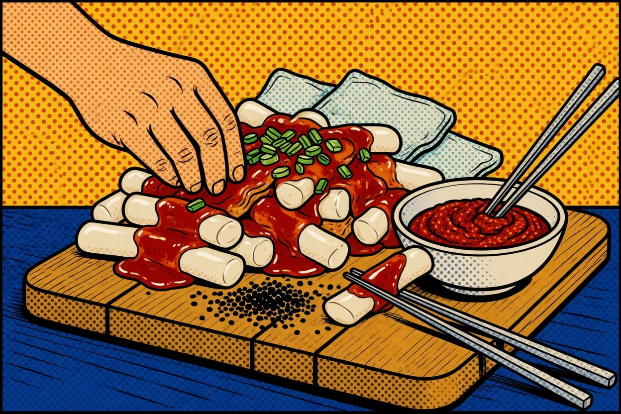 Classic School Tteokbokki — Sweet-Spicy Gochujang